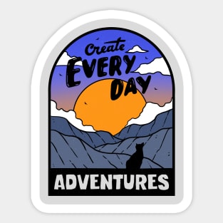 Create everyday Adventures Sticker